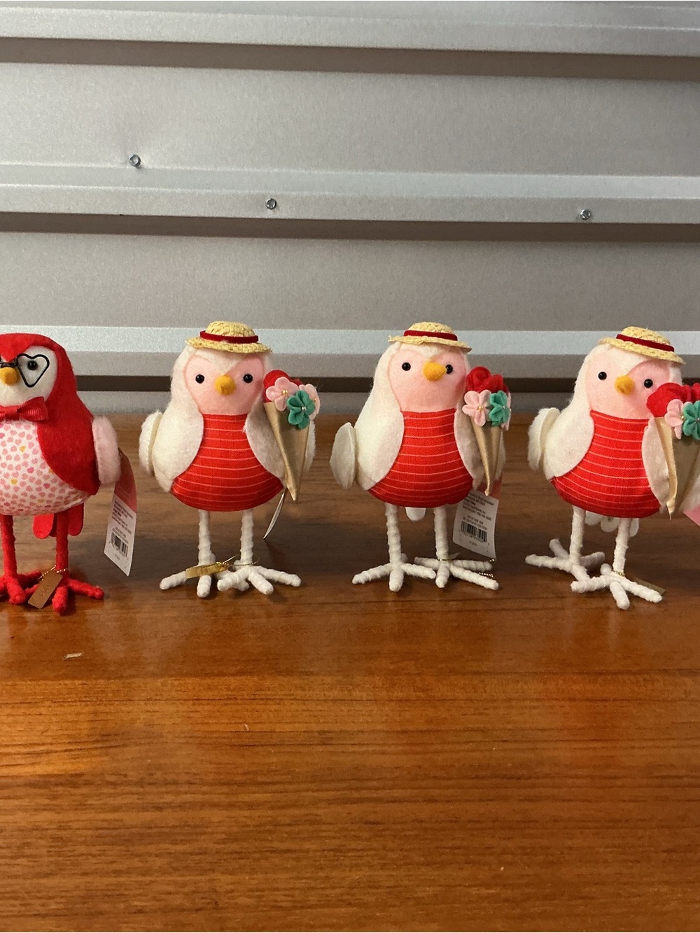 2023 Spritz Featherly Friends Valentines Figures Lot of 4 Fledge Jet